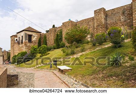 Moorish Alcazaba, Malaga, Andalucia, Spain, Europe View Large Photo Image Picture - Moorish Alcazaba, Malaga, Andalucia, Spain, Europe. Fotosearch
