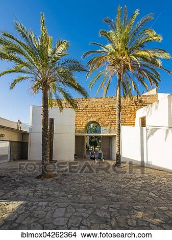 Museum Es Baluard modern art museum, Bastion de Sant Pere, Palma de Majorca, Majorca, Balearic Islands, Spain, Europe View Large Photo Image Picture - Museum Es Baluard modern art museum, Bastion de Sant Pere, Palma de Majorca, Majorca, Balearic Islands, Spain, Europe. Fotosearch