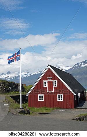 Museum, Langabuo, Djupivogur, Iceland, Europe View Large Photo Image Stock Image - Museum, Langabuo, Djupivogur, Iceland, Europe. Fotosearch