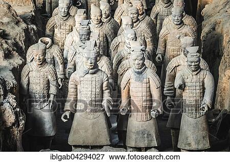 Museum of the Terracotta Warriors, Mausoleum of the first Qin Emperor, Xian, Shaanxi Province, China, Asia View Large Photo Image Stock Photo - Museum of the Terracotta Warriors, Mausoleum of the first Qin Emperor, Xian, Shaanxi Province, China, Asia. Fotosearch