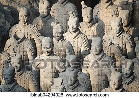 Museum of the Terracotta Warriors, Mausoleum of the first Qin Emperor, Xian, Shaanxi Province, China, Asia View Large Photo Image Stock Photo - Museum of the Terracotta Warriors, Mausoleum of the first Qin Emperor, Xian, Shaanxi Province, China, Asia. Fotosearch