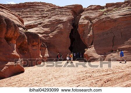 Northern entrance to Upper Antelope Canyon, Slot Canyon, Page, Arizona, USA, North America View Large Photo Image Stock Photo - Northern entrance to Upper Antelope Canyon, Slot Canyon, Page, Arizona, USA, North America. Fotosearch