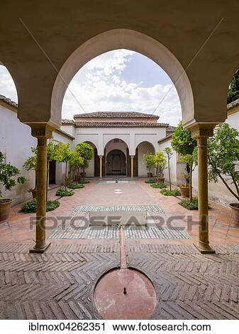 Patio de la Alberca, Alcazaba, Malaga, Andalucia, Spain, Europe View Large Photo Image Stock Image - Patio de la Alberca, Alcazaba, Malaga, Andalucia, Spain, Europe. Fotosearch