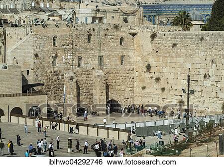 People at the Wailing Wall on Temple Mount, Jewish quarter of the historic centre, Jerusalem, Israel, Asia View Large Photo Image Stock Photograph - People at the Wailing Wall on Temple Mount, Jewish quarter of the historic centre, Jerusalem, Israel, Asia. Fotosearch