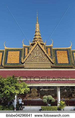 Phochani Pavilion, Banquet Hall, Royal Palace, Phnom Penh, Cambodia, Asia View Large Photo Image Stock Image - Phochani Pavilion, Banquet Hall, Royal Palace, Phnom Penh, Cambodia, Asia. Fotosearch