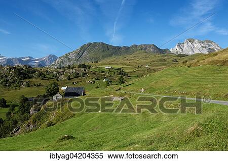Stock Photography - Plateau de Saugue, Hautes Pyrenees, France, Europe. Fotosearch