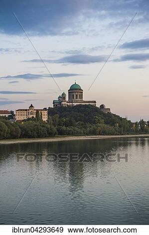 Stock Photo - Primatial Basilica of the Blessed Virgin Mary Assumed Into Heaven and St Adalbert, largest cathedral in Hungary, Esztergom, Hungary, Europe. Fotosearch