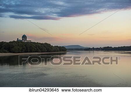 Stock Photography - Primatial Basilica of the Blessed Virgin Mary Assumed Into Heaven and St Adalbert, largest cathedral in Hungary, Esztergom, Hungary, Europe. Fotosearch