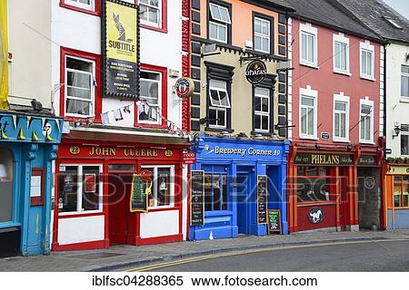 Pubs, Parliament Street, Kilkenny, Ireland, Europe View Large Photo Image Stock Photography - Pubs, Parliament Street, Kilkenny, Ireland, Europe. Fotosearch