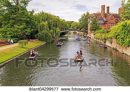Punting on the River Cam, Cambridge, Cambridgeshire, England, United Kingdom, Europe View Large Photo Image Stock Photo - Punting on the River Cam, Cambridge, Cambridgeshire, England, United Kingdom, Europe. Fotosearch
