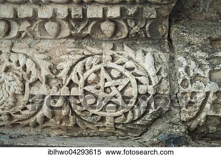 Reliefs on stone blocks, Capernaum excavations, biblical village, Sea of Galilee, Israel, Asia View Large Photo Image Stock Photography - Reliefs on stone blocks, Capernaum excavations, biblical village, Sea of Galilee, Israel, Asia. Fotosearch