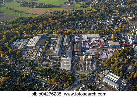 Stock Photography - Rockwool, mineral wool, Gladbeck, Ruhr district, North Rhine-Westphalia, Germany, Europe. Fotosearch