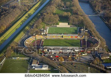 RWO Stadium, Niederrheinstadion Oberhausen between Emscher and Rhine-Herne Canal, Oberhausen, Ruhr district, North Rhine-Westphalia, Germany, Europe View Large Photo Image Picture - RWO Stadium, Niederrheinstadion Oberhausen between Emscher and Rhine-Herne Canal, Oberhausen, Ruhr district, North Rhine-Westphalia, Germany, Europe. Fotosearch