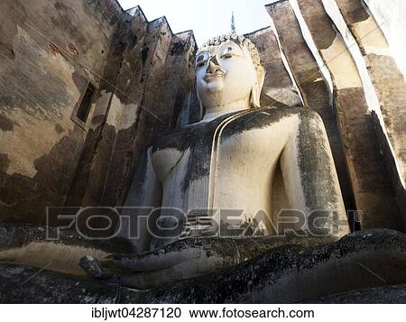 Seated Buddha, Wat Sri Chum, Sukhothai Historical Park, UNESCO World Heritage Site, Mueang Kao, Sukhothai, Thailand, Asia View Large Photo Image Stock Image - Seated Buddha, Wat Sri Chum, Sukhothai Historical Park, UNESCO World Heritage Site, Mueang Kao, Sukhothai, Thailand, Asia. Fotosearch