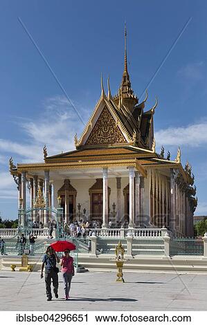 Silver Pagoda, Wat Preah Keo Morakot, Preah Vihear Morakot at the Royal Palace, Temple of the Emerald Buddha, Phnom Penh, Cambodia, Asia View Large Photo Image Stock Image - Silver Pagoda, Wat Preah Keo Morakot, Preah Vihear Morakot at the Royal Palace, Temple of the Emerald Buddha, Phnom Penh, Cambodia, Asia. Fotosearch