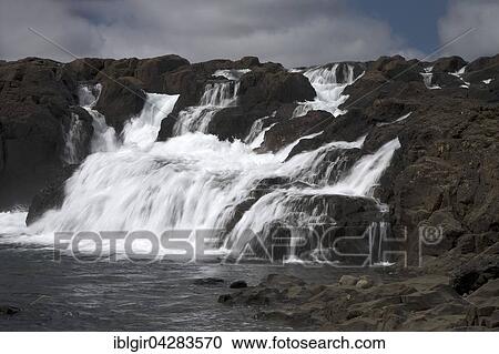 Skuggafoss, Austurland, Iceland, Europe View Large Photo Image Stock Image - Skuggafoss, Austurland, Iceland, Europe. Fotosearch