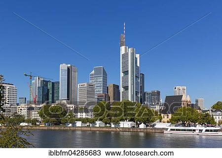 Skyline, Financial District, Frankfurt am Main, Hesse, Germany, Europe View Large Photo Image Stock Image - Skyline, Financial District, Frankfurt am Main, Hesse, Germany, Europe. Fotosearch