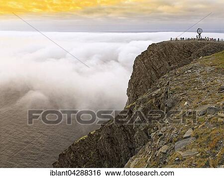 Slate plateau, rocky coast with North Cape platform and globe in the evening, Nordkapplataet, Nordkapp, Mageroya, Finnmark County, Norway, Europe View Large Photo Image Stock Photograph - Slate plateau, rocky coast with North Cape platform and globe in the evening, Nordkapplataet, Nordkapp, Mageroya, Finnmark County, Norway, Europe. Fotosearch