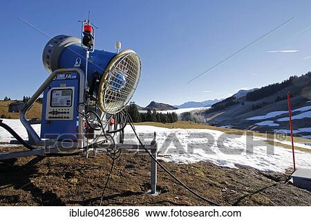 Snow canon, Sudelfeld Ski Area, Upper Bavaria, Bavaria, Germany, Europe View Large Photo Image Stock Photograph - Snow canon, Sudelfeld Ski Area, Upper Bavaria, Bavaria, Germany, Europe. Fotosearch