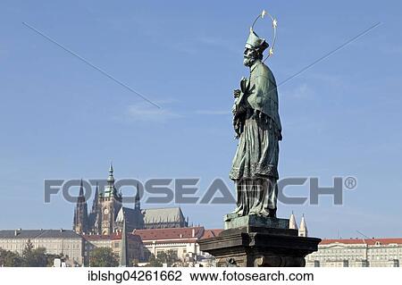 Statue, St. John of Nepomuk, Charles Bridge, Prague, Czech Republic, Europe View Large Photo Image Stock Image - Statue, St. John of Nepomuk, Charles Bridge, Prague, Czech Republic, Europe. Fotosearch
