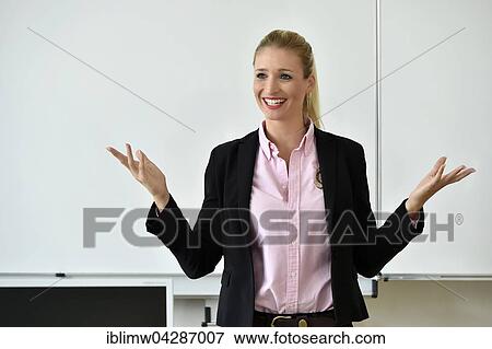 Teacher, tutor, trainer, IT room, white-board View Large Photo Image Stock Photo - Teacher, tutor, trainer, IT room, white-board. Fotosearch
