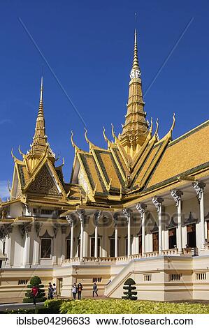 Throne hall, Preah Tineang Tevea Vinichhay, coronation hall, Royal Palace, Phnom Penh, Cambodia, Asia View Large Photo Image Stock Image - Throne hall, Preah Tineang Tevea Vinichhay, coronation hall, Royal Palace, Phnom Penh, Cambodia, Asia. Fotosearch