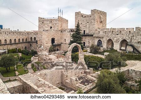 Stock Photography - Tower of David, Old City, Jerusalem, Israel, Asia. Fotosearch
