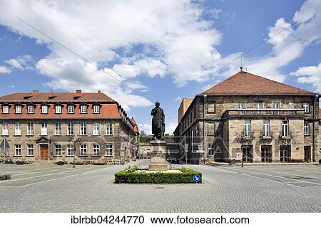 Town house and Bayreuth civic hall with Jean-Paul Memorial, Jean-Paul-Platz, Bayreuth, Upper Franconia, Bavaria, Germany, Europe View Large Photo Image Stock Image - Town house and Bayreuth civic hall with Jean-Paul Memorial, Jean-Paul-Platz, Bayreuth, Upper Franconia, Bavaria, Germany, Europe. Fotosearch