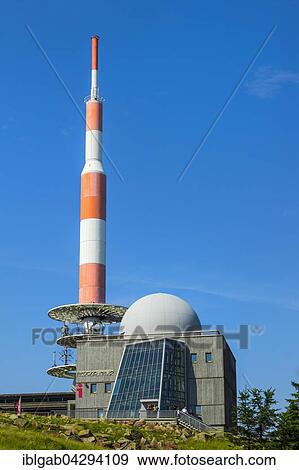 TV transmitter station and the Brockenhaus museum, Brocken, Harz, Saxony-Anhalt, Germany, Europe View Large Photo Image Stock Photo - TV transmitter station and the Brockenhaus museum, Brocken, Harz, Saxony-Anhalt, Germany, Europe. Fotosearch
