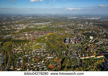 View of city and Zollverein Coal Mine Industrial Complex, autumn, Essen, Ruhr district, North Rhine-Westphalia, Germany, Europe View Large Photo Image Stock Image - View of city and Zollverein Coal Mine Industrial Complex, autumn, Essen, Ruhr district, North Rhine-Westphalia, Germany, Europe. Fotosearch