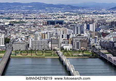 View of offices and residential buildings from Kita-ku, Osaka, Japan, Asia View Large Photo Image Stock Photo - View of offices and residential buildings from Kita-ku, Osaka, Japan, Asia. Fotosearch