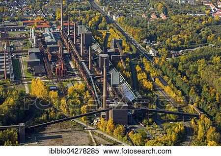 Zollverein coking plant, autumn, Zollverein Coal Mine Industrial Complex, UNESCO World Heritage Site, Essen, Ruhr district, North Rhine-Westphalia, Germany, Europe View Large Photo Image Stock Photography - Zollverein coking plant, autumn, Zollverein Coal Mine Industrial Complex, UNESCO World Heritage Site, Essen, Ruhr district, North Rhine-Westphalia, Germany, Europe. Fotosearch