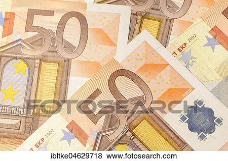 Stock Photo - 50 Euro banknotes. Fotosearch