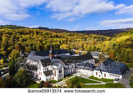 Aerial view, Eberbach Monastery, Eltville am Rhein, Hesse, Germany, Europe View Large Photo Image Picture - Aerial view, Eberbach Monastery, Eltville am Rhein, Hesse, Germany, Europe. Fotosearch