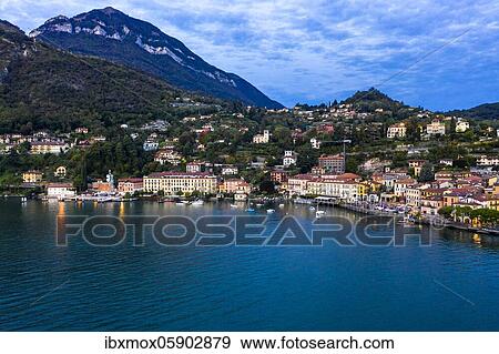 Aerial view, Menaggio in the morning, Lake Como, Lago di Como, Province of Como, Lombardy, Italy, Europe View Large Photo Image Stock Photo - Aerial view, Menaggio in the morning, Lake Como, Lago di Como, Province of Como, Lombardy, Italy, Europe. Fotosearch