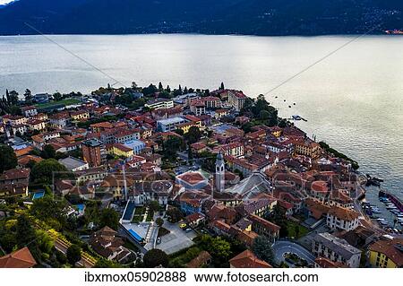Aerial view, Menaggio in the morning, Lake Como, Lago di Como, Province of Como, Lombardy, Italy, Europe View Large Photo Image Stock Photo - Aerial view, Menaggio in the morning, Lake Como, Lago di Como, Province of Como, Lombardy, Italy, Europe. Fotosearch
