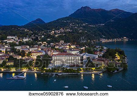 Aerial view, Menaggio in the morning, Lake Como, Lago di Como, Province of Como, Lombardy, Italy, Europe View Large Photo Image Stock Photograph - Aerial view, Menaggio in the morning, Lake Como, Lago di Como, Province of Como, Lombardy, Italy, Europe. Fotosearch