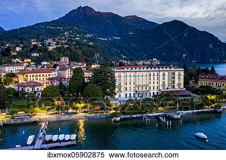Aerial view, Menaggio in the morning, Lake Como, Lago di Como, Province of Como, Lombardy, Italy, Europe View Large Photo Image Stock Photography - Aerial view, Menaggio in the morning, Lake Como, Lago di Como, Province of Como, Lombardy, Italy, Europe. Fotosearch