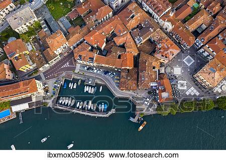 Aerial view, Menaggio in the morning, Lake Como, Lago di Como, Province of Como, Lombardy, Italy, Europe View Large Photo Image Stock Photography - Aerial view, Menaggio in the morning, Lake Como, Lago di Como, Province of Como, Lombardy, Italy, Europe. Fotosearch