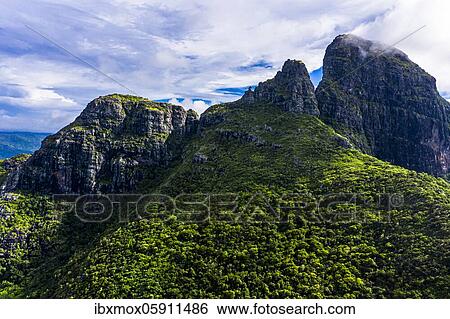 Aerial view of Mont du Rempart with Trois Mamelles, sugar cane fields, Black River region, Mauritius, Africa View Large Photo Image Stock Photograph - Aerial view of Mont du Rempart with Trois Mamelles, sugar cane fields, Black River region, Mauritius, Africa. Fotosearch