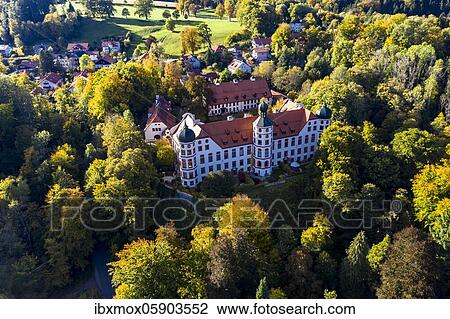 Aerial view, Schlossberg with Eurasburg Castle, Eurasburg, Tölzer-Land, Upper Bavaria, Bavaria, Germany, Europe View Large Photo Image Stock Image - Aerial view, Schlossberg with Eurasburg Castle, Eurasburg, Tölzer-Land, Upper Bavaria, Bavaria, Germany, Europe. Fotosearch