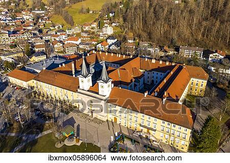 Aerial view, Tegernsee, place Tegernsee and monastery Tegernsee, Upper Bavaria, Bavaria, Germany, Europe View Large Photo Image Picture - Aerial view, Tegernsee, place Tegernsee and monastery Tegernsee, Upper Bavaria, Bavaria, Germany, Europe. Fotosearch