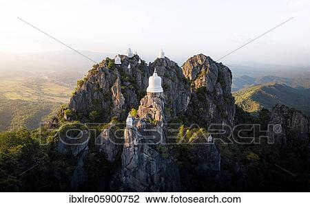 Aerial view, Wat Chaloem Phra Kiat Phrachomklao Rachanusorn Temple, Lampang, Thailand, Asia View Large Photo Image Stock Image - Aerial view, Wat Chaloem Phra Kiat Phrachomklao Rachanusorn Temple, Lampang, Thailand, Asia. Fotosearch