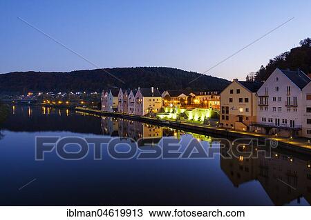 Stock Image - Altmühl in Riedenburg, Altmühltal, Lower Bavaria, Bavaria, Germany, Europe. Fotosearch