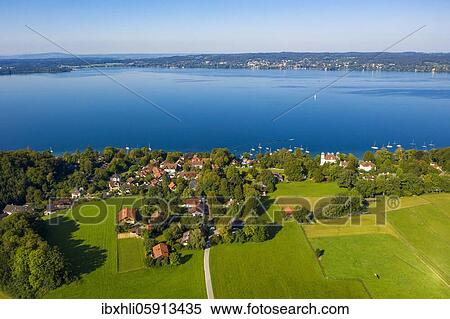 Ammerland with Ammerland Castle, Starnberger See, Fünfseenland, municipality of Münsing, Upper Bavaria, Bavaria, Germany, Europe View Large Photo Image Stock Photography - Ammerland with Ammerland Castle, Starnberger See, Fünfseenland, municipality of Münsing, Upper Bavaria, Bavaria, Germany, Europe. Fotosearch