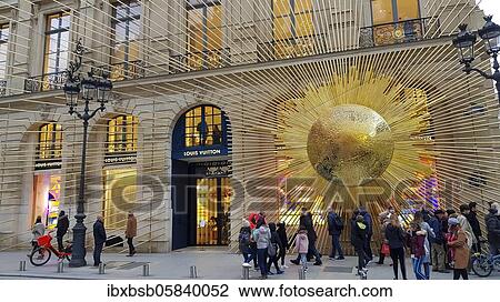 An art installation in the building of the fashion store Louis Vuitton Maison Vendôme, Paris, France, Europe View Large Photo Image Stock Image - An art installation in the building of the fashion store Louis Vuitton Maison Vendôme, Paris, France, Europe. Fotosearch