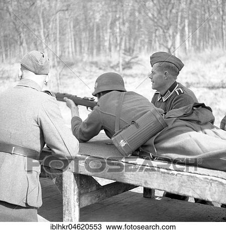 Stock Image - Approx. 1939, 1941, training Wehrmacht, Ulm, Germany, Europe. Fotosearch