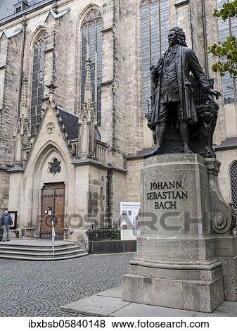Bach Monument in front of the Thomaskirche, Leipzig, Saxony, Germany, Europe View Large Photo Image Stock Photo - Bach Monument in front of the Thomaskirche, Leipzig, Saxony, Germany, Europe. Fotosearch