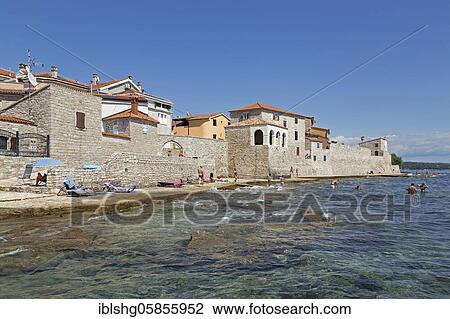 Bathing place, Novigrad, Istria, Croatia, Europe View Large Photo Image Stock Image - Bathing place, Novigrad, Istria, Croatia, Europe. Fotosearch