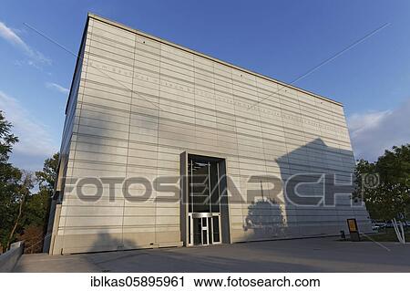 Stock Image - Bauhaus Museum, architects Heike Hanada and Benedict Tonon, Weimar, Thuringia, Germany, Europe. Fotosearch
